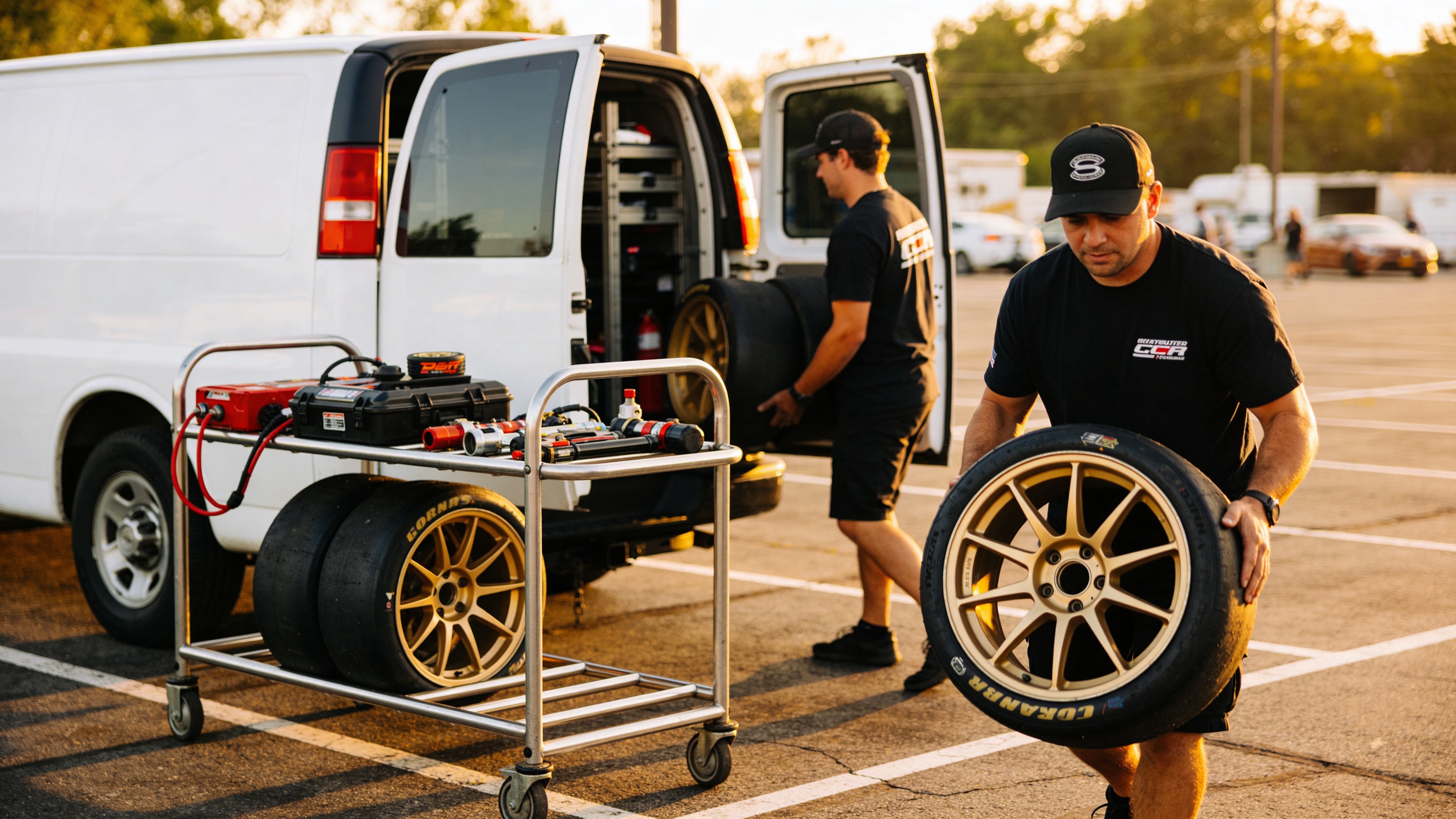 Team NOW nel paddock