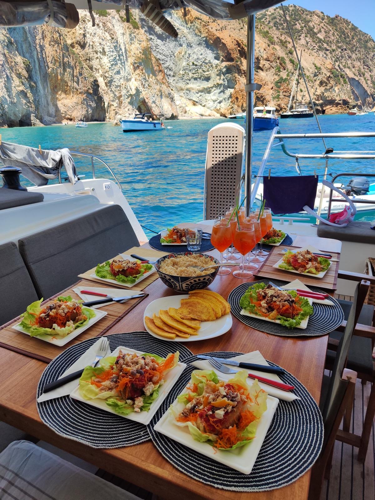 Pranzo a bordo